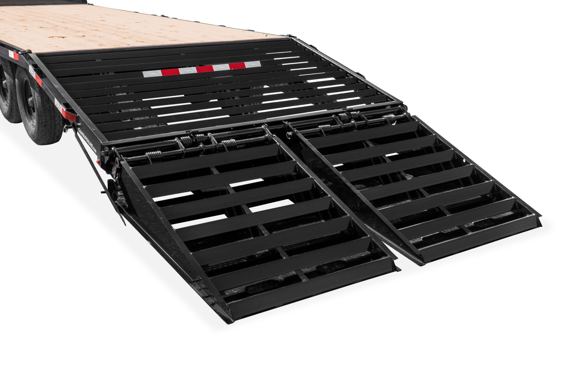CAM Superline Deckover Beavertail Trailer Super Ramps