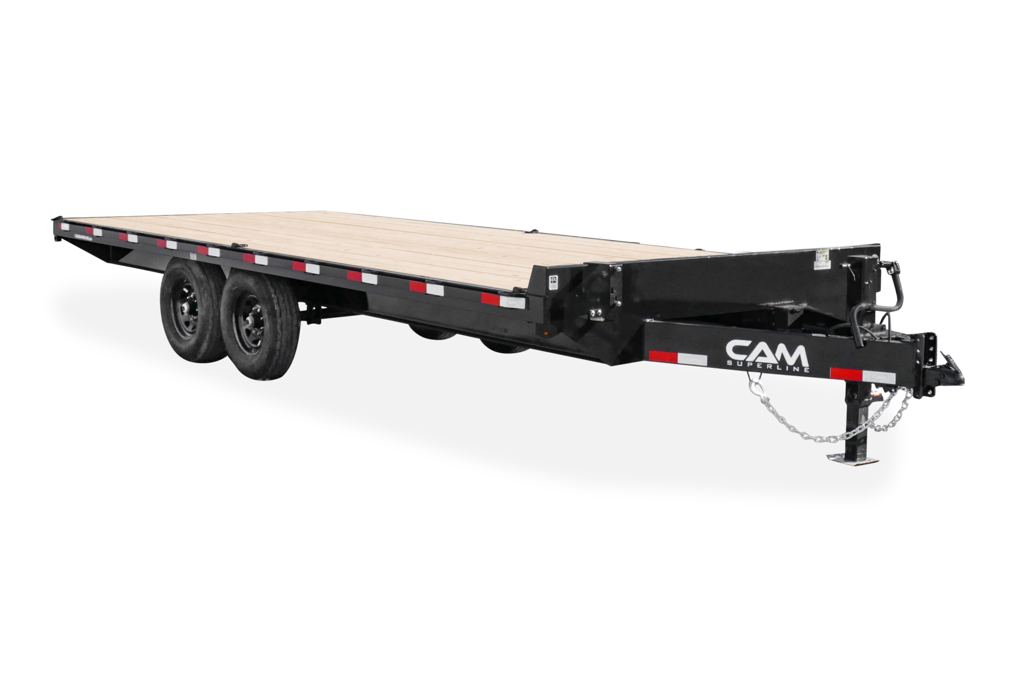 CAM Superline Deckover Flatbed Trailer Front Hero Image