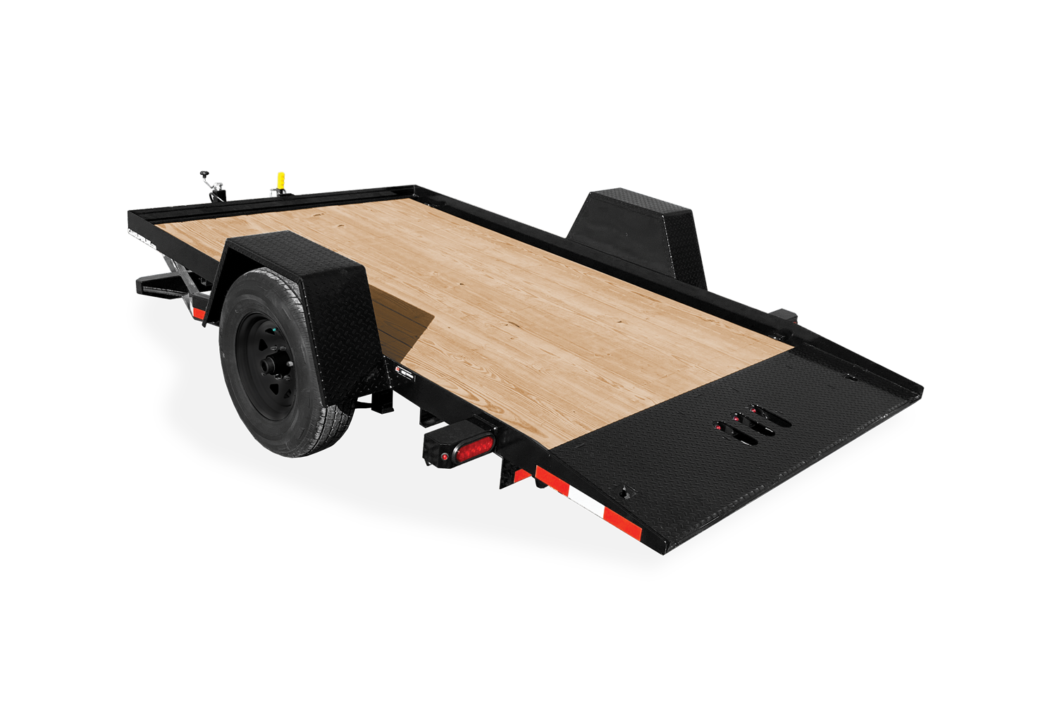 CAM Superline Single Axle Tilt Trailer Rear Tilt