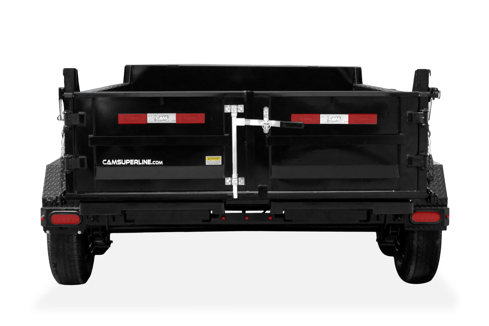 CAM Superline Standard Duty Low Profile Dump Trailer Straight Rea RDown
