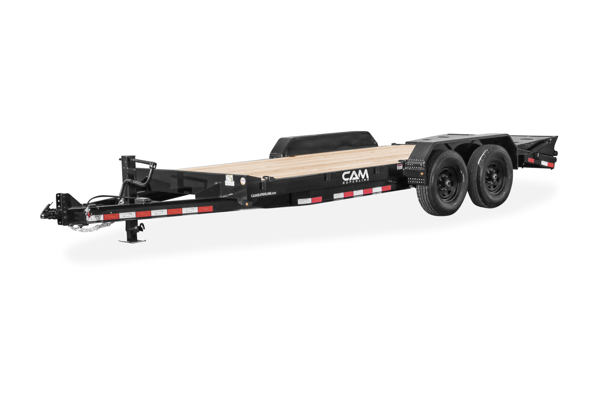 CAM Superline Super Ramp Equipment Trailer Front View