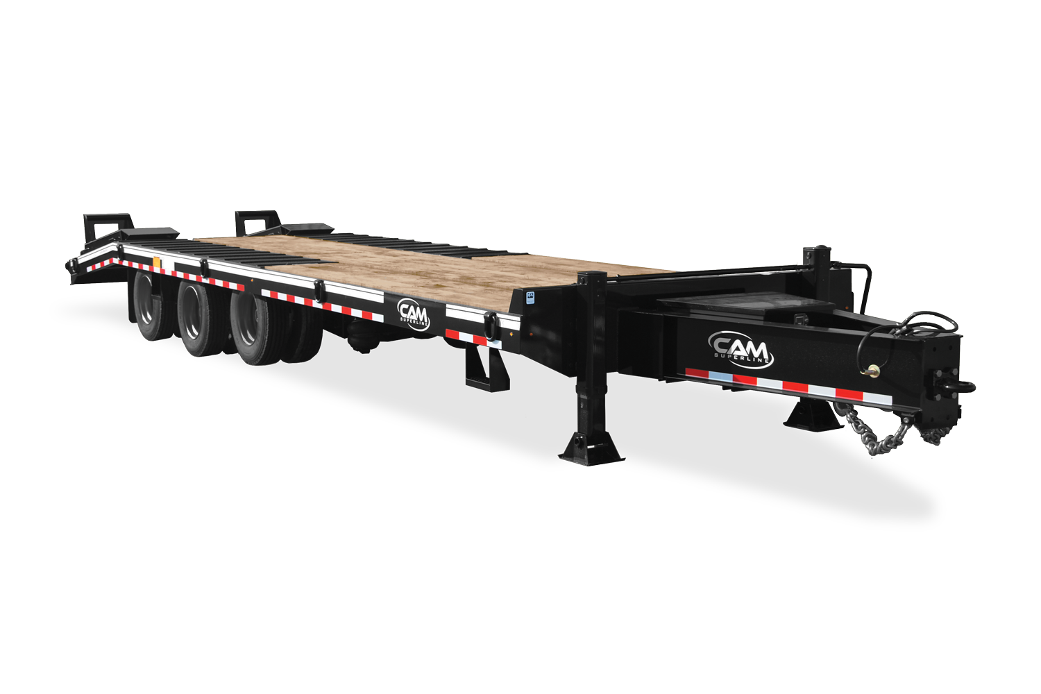 CAM Superline The BEAST Deckover Trailer Front Angled View