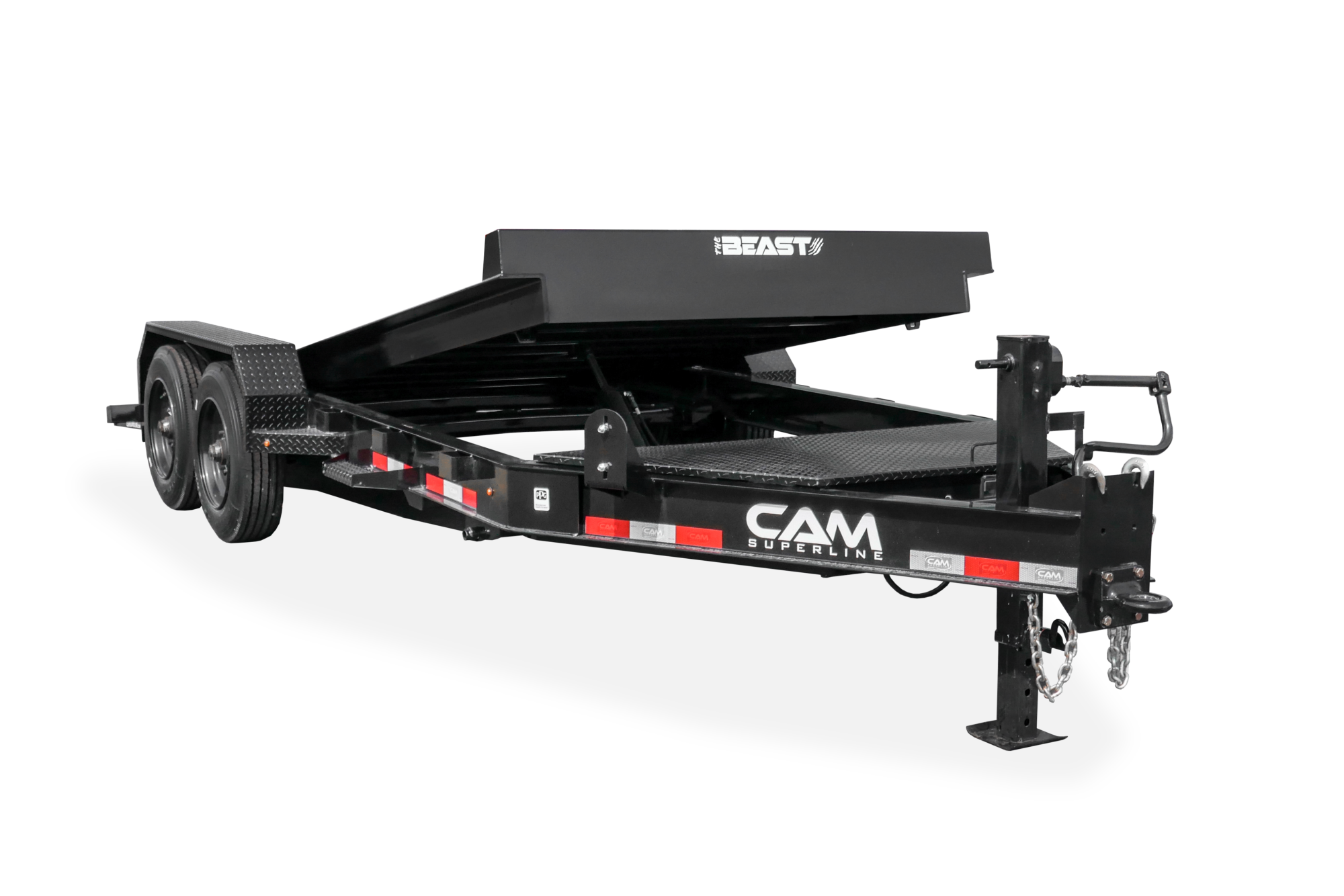 CAM Superline The BEAST Tilt Trailer Front Up Notch Removed