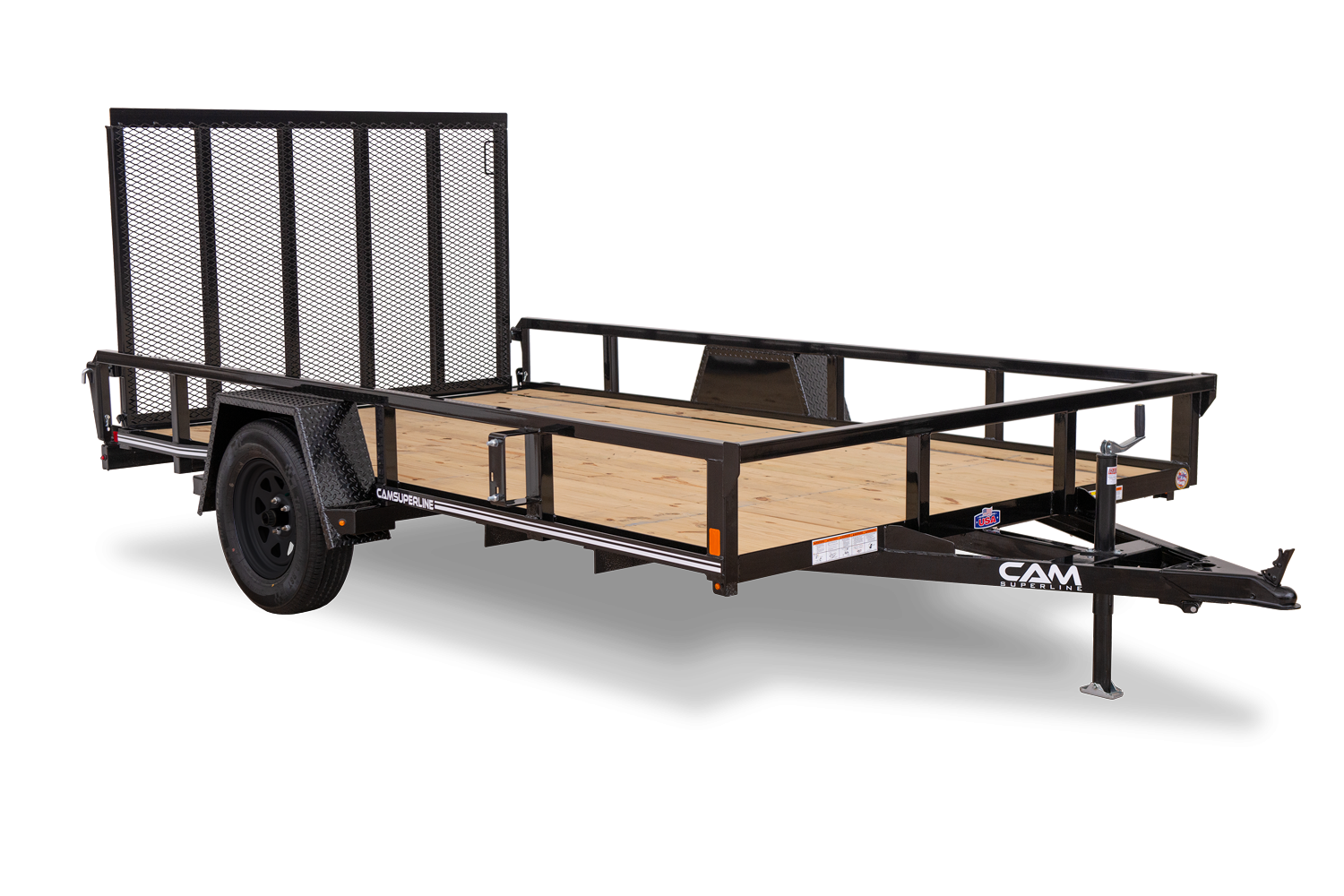 CAM Superline Utility Trailer Single Axle Front