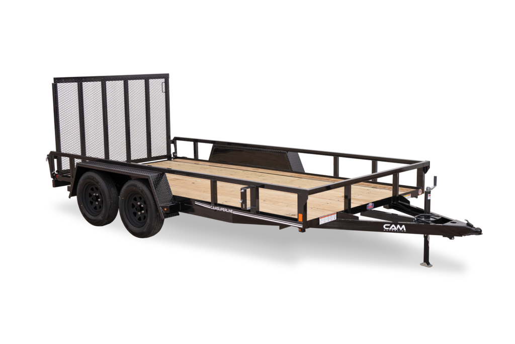 CAM Superline Utility Trailer Tandem Axle Front