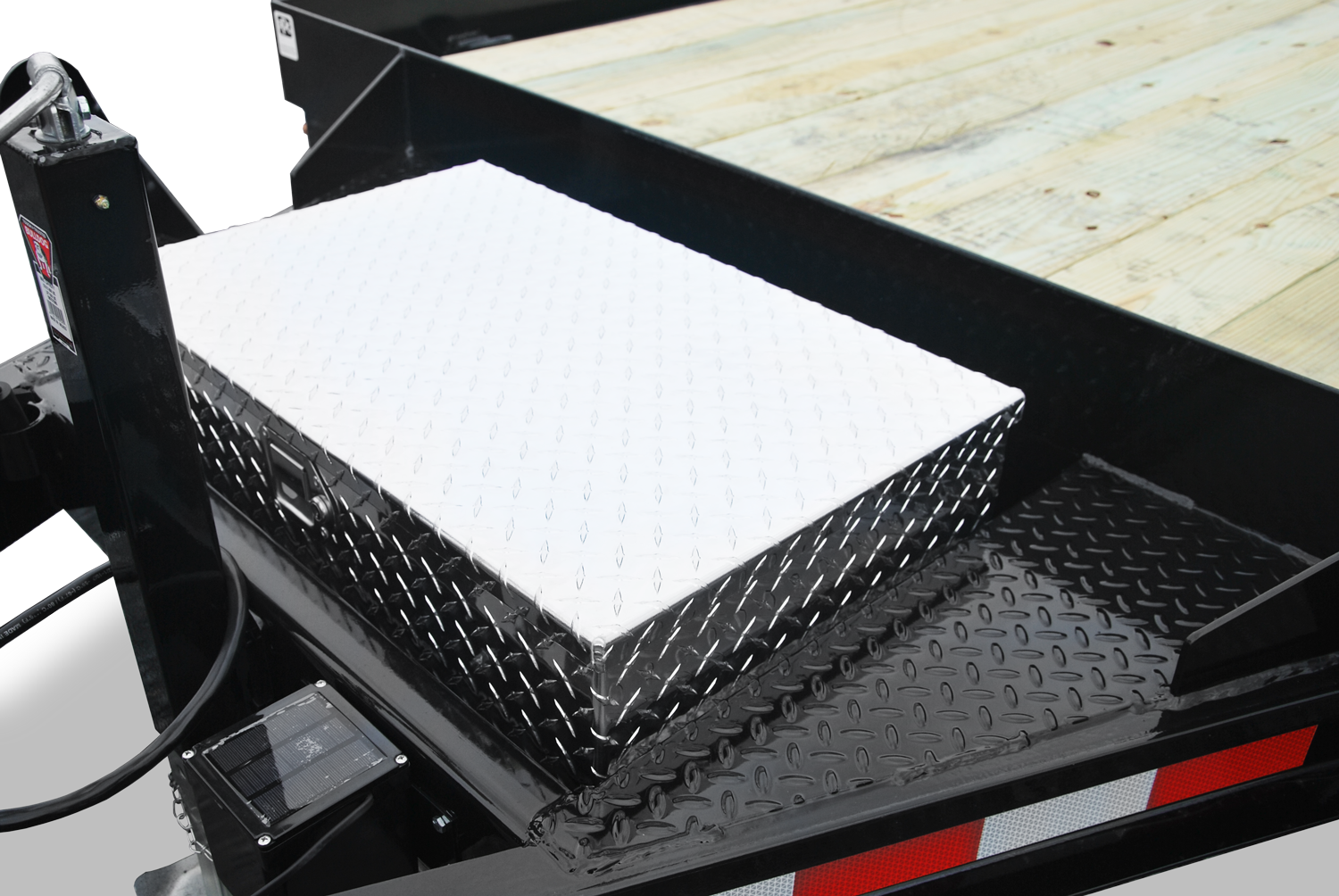 CAM Angle Frame Equipment Trailer Tongue Mounted Toolbox