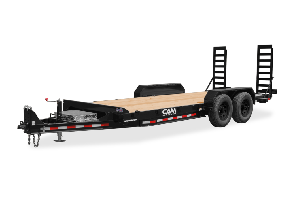 CAM Channel Frame Equipment Hauler Trailer Front Bulk Wheel