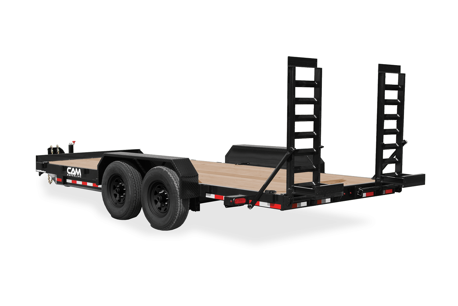 CAM Channel Frame Equipment Hauler Trailer Rear Bulk Wheel