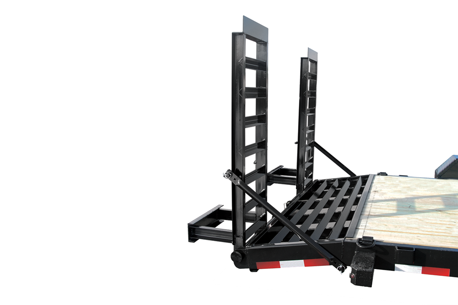 CAM Channel Frame With Beavertail Equipment Hauler Trailer Beavertail