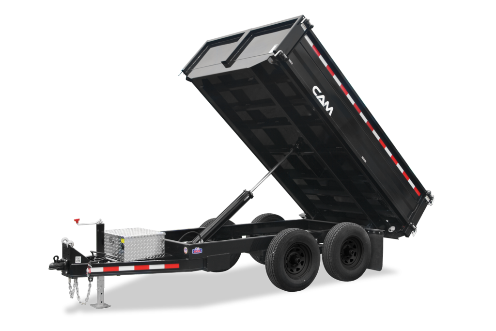 CAM Deckover Dump Trailer Front Bulk Wheel
