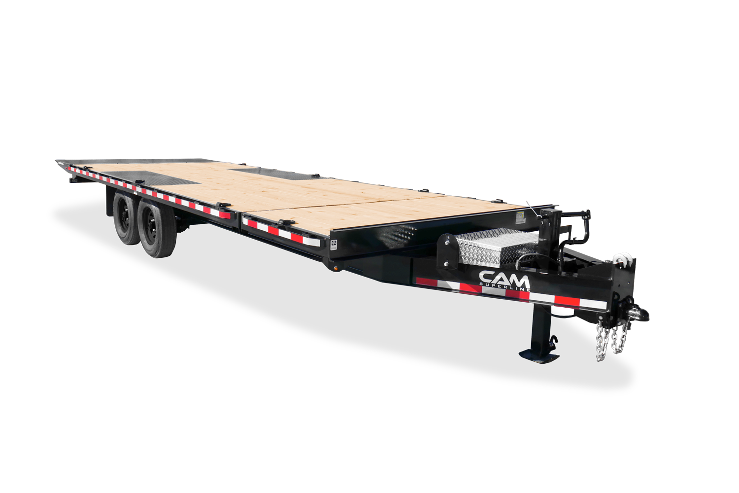 CAM Deckover Tilt Trailer Front View