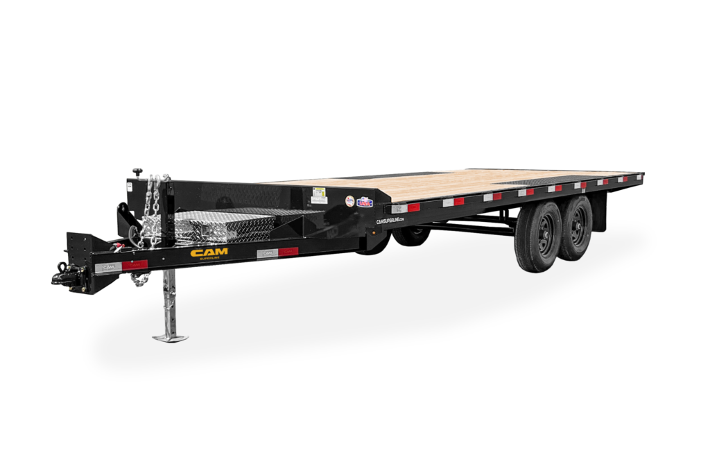 CAM General Duty Deckover Trailer Full Front View