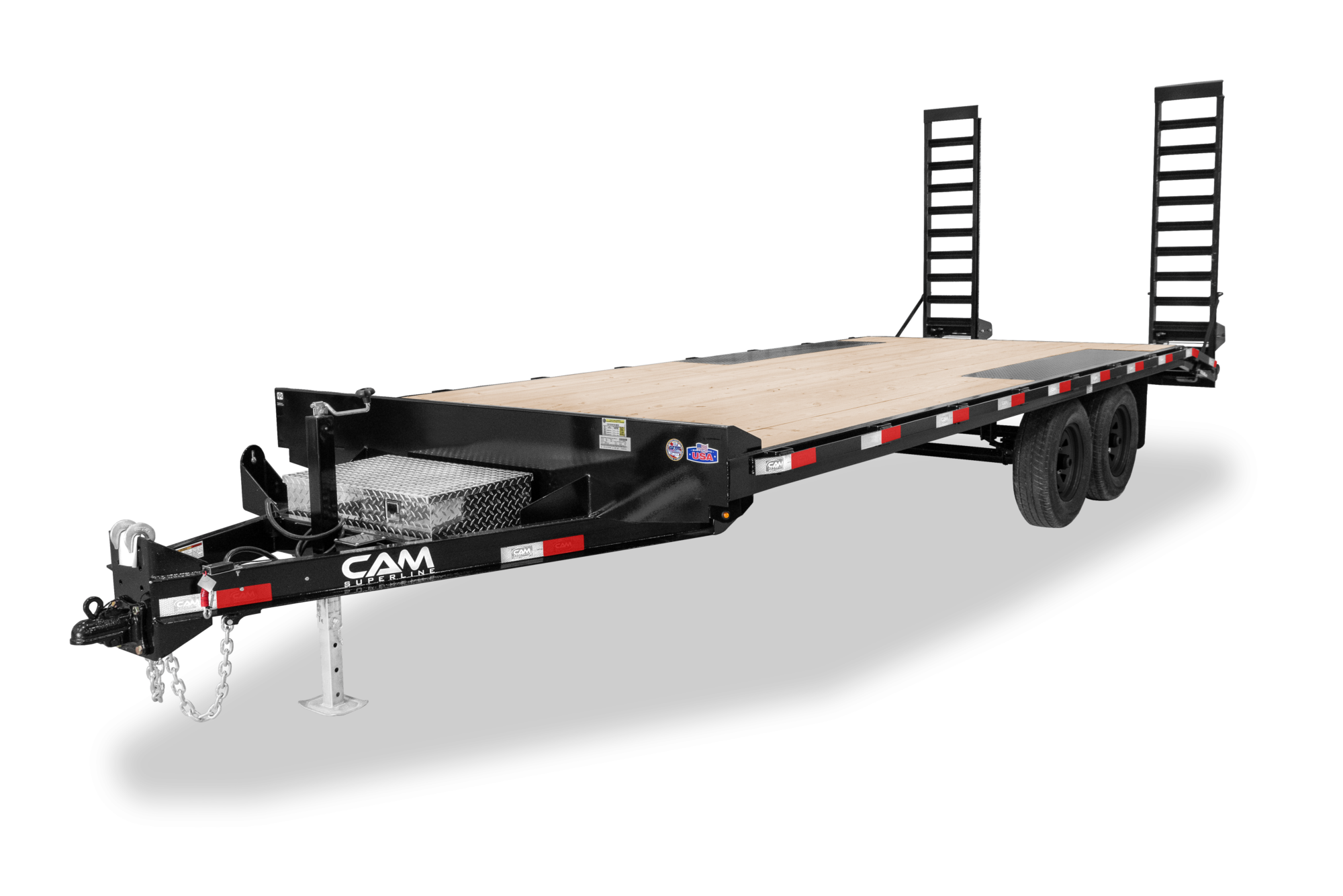 CAM General Duty Deckover Trailer Full Front View