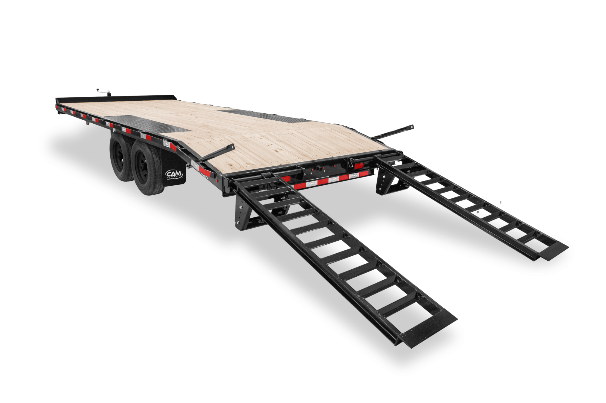 CAM General Duty Deckover Trailer Rear Down