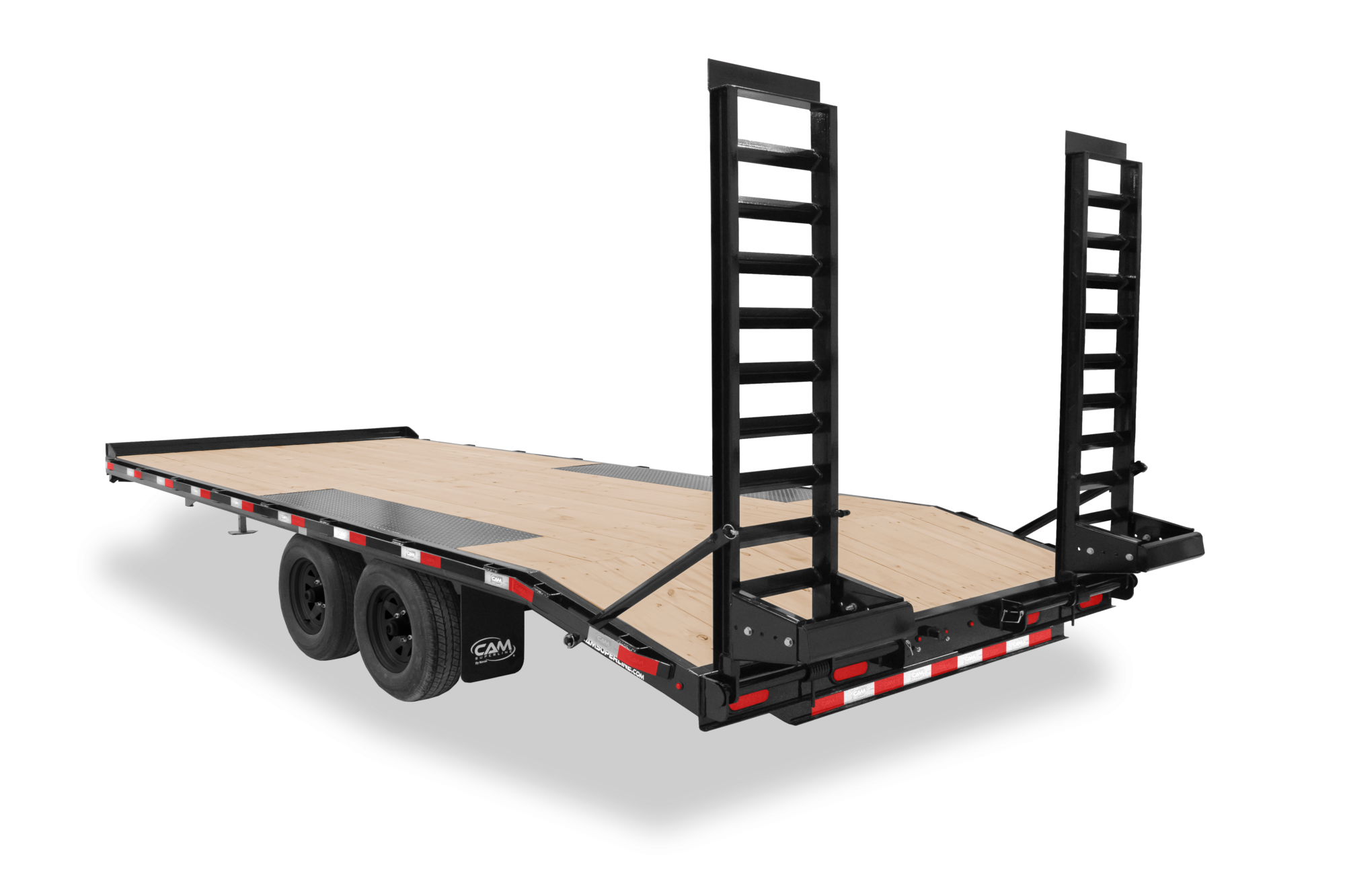 CAM General Duty Deckover Trailer Rear Up