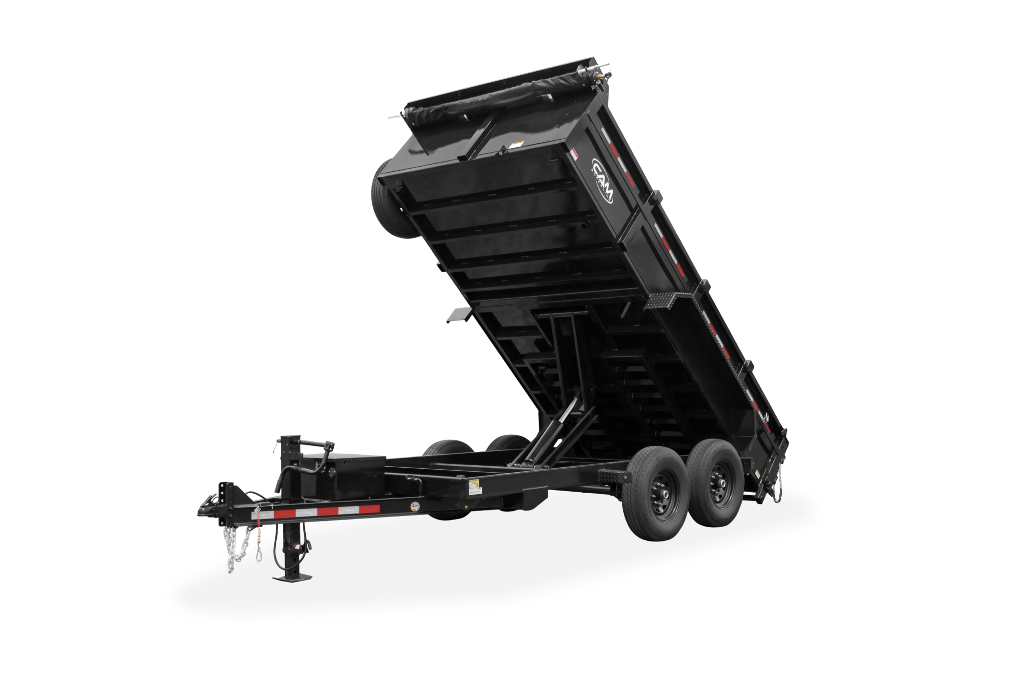 CAM Scissor Hoist Dump Trailer Front Up