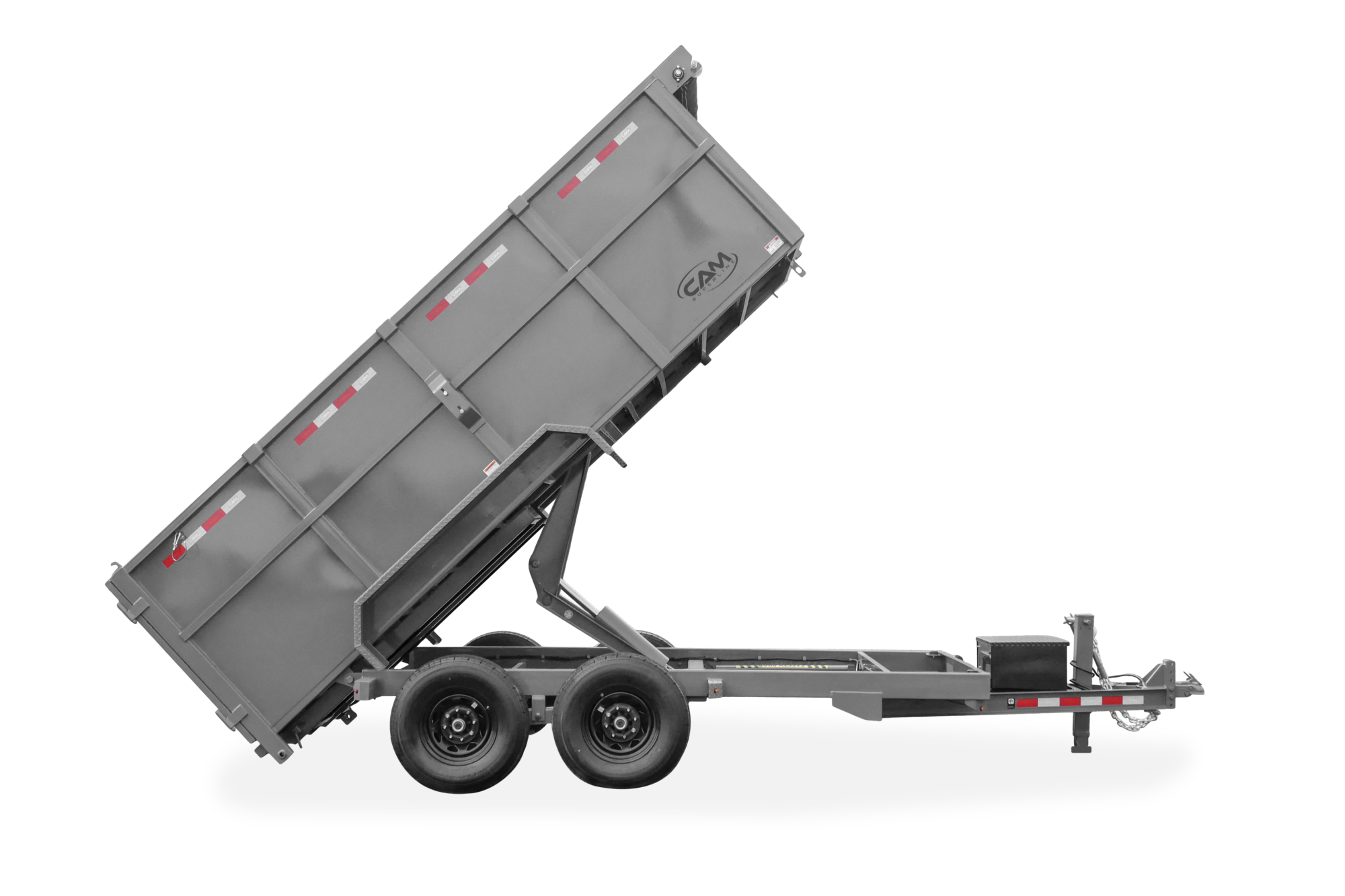 CAM Scissor Hoist Dump Trailer Side Up