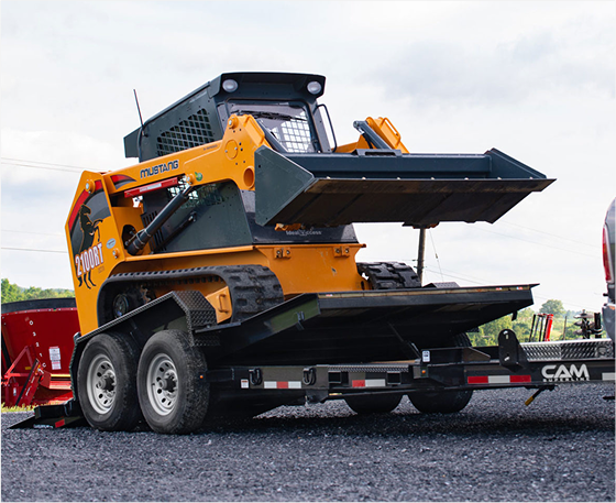 Trailers for heavy duty work