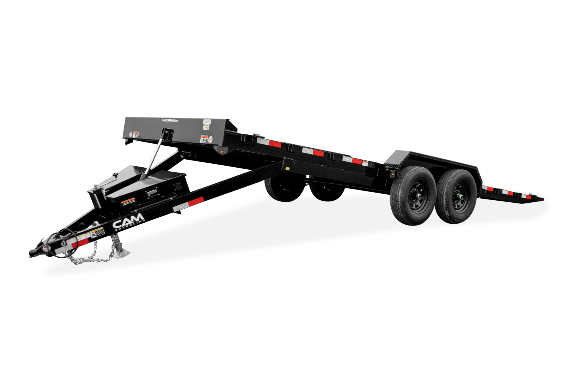 CAM Superline Power Tilt Car Hauler Trailer Front Up