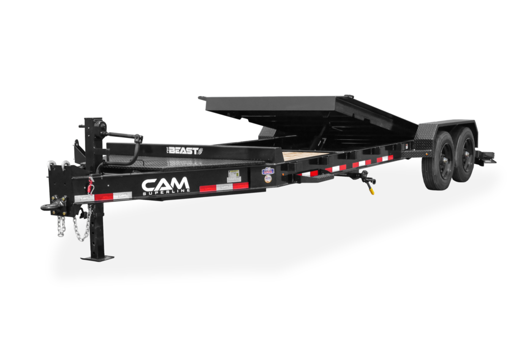 CAM Superline The BEAST Tilt Trailer Front Tilted