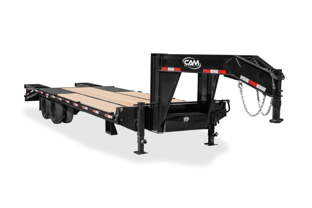 CAM Heavy Duty Deckover Trailer Gooseneck Front